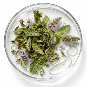 Menthe sèche florale